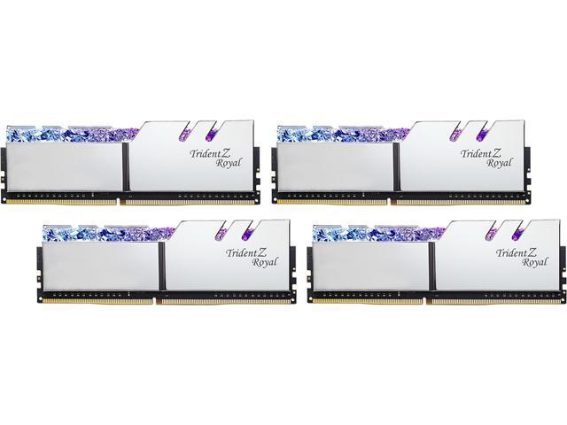 G.Skill Trident Z Royal Series - Gold 64GB (2 x 32GB) 3200Mhz DDR4 - الذاكرة العشوائية